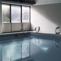 Reducing indoor pool noise