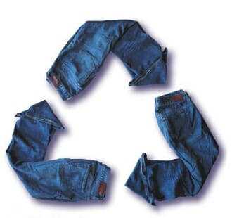 Ecofriendly insulation from postconsumer jeans