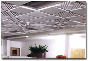 Melamine Acoustic Foam Ceiling Tiles T Bar Ceiling Tiles